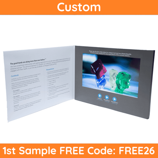 Allstate Insurance Uses 10.1" Video Screen- Landscape to Display Different Benefit Packages 