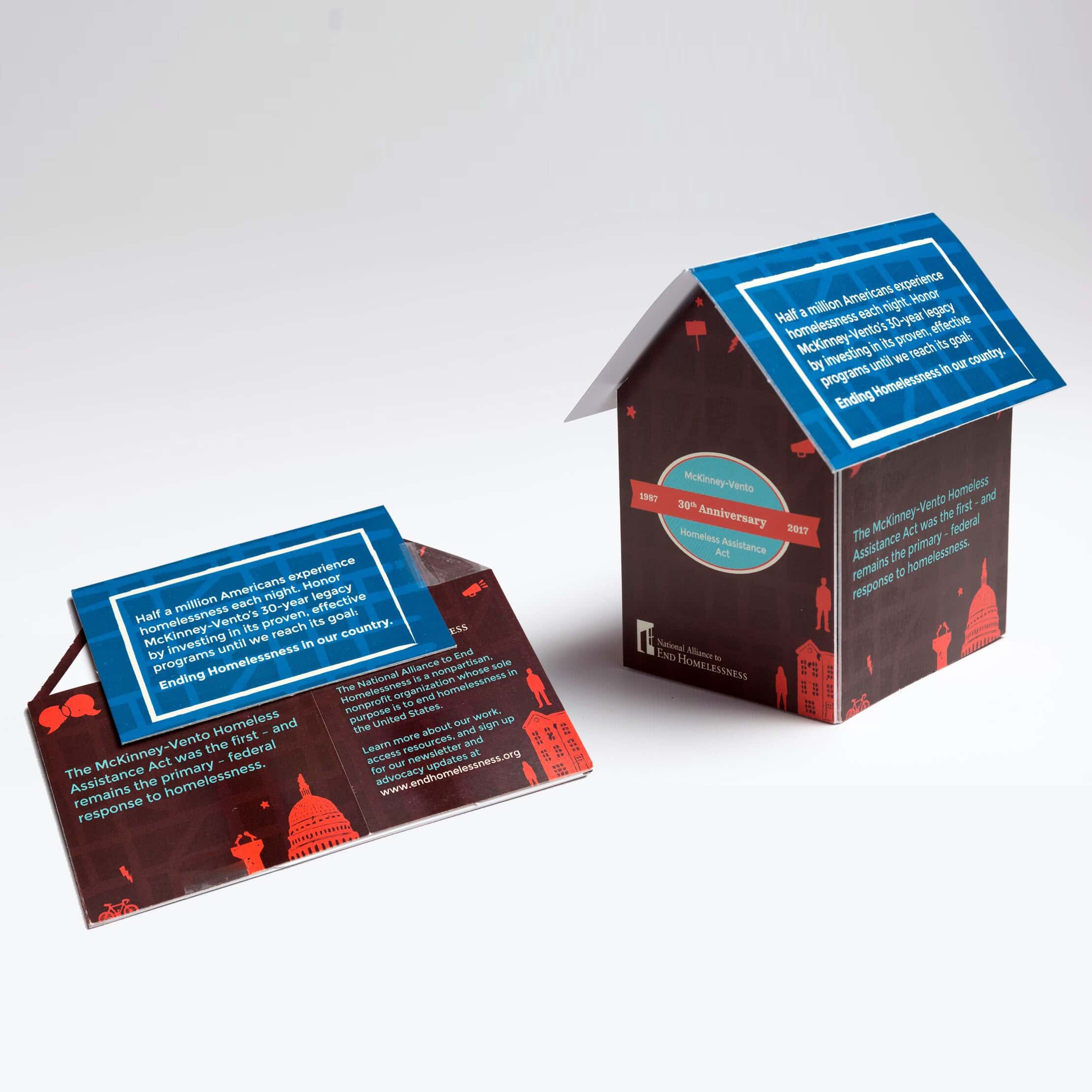 The National Alliance to End Homelessness uses Pop Up House to Celebrate the Anniversary of Homelessness Assistance Act