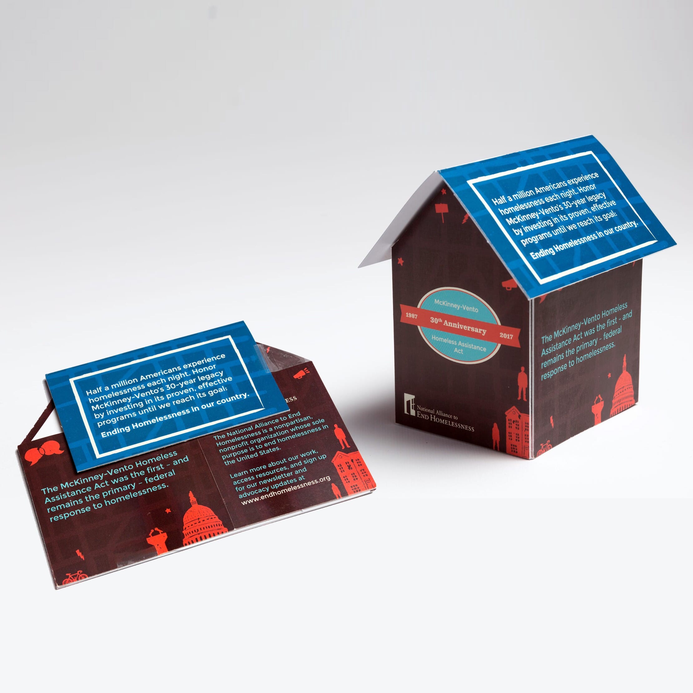 The National Alliance to End Homelessness uses Pop Up House to Celebrate the Anniversary of Homelessness Assistance Act