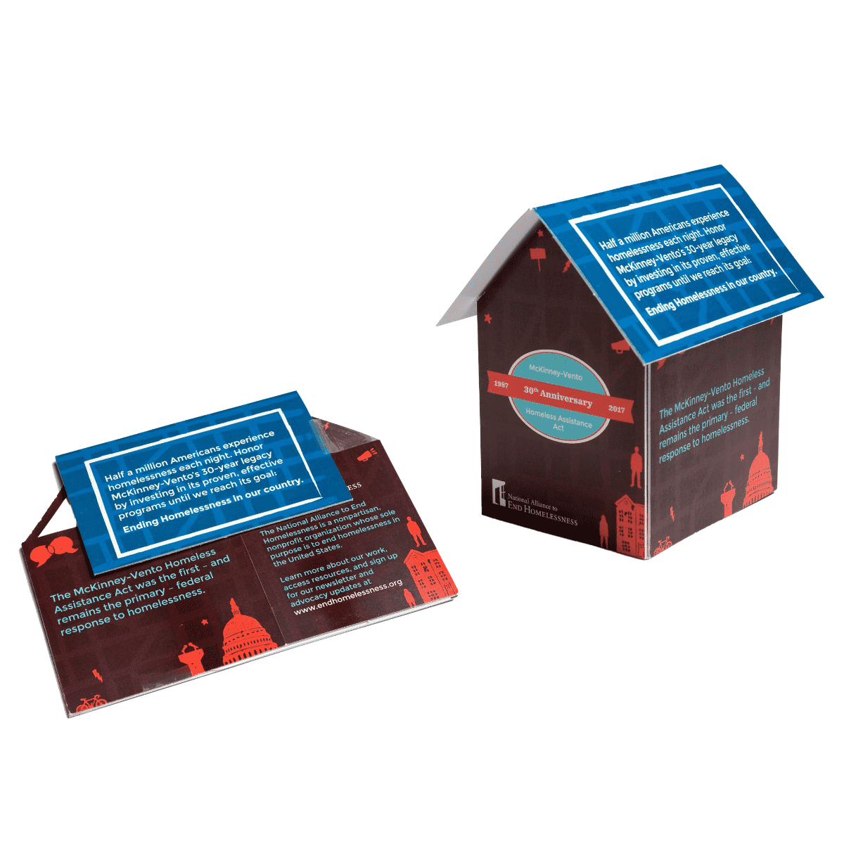 The National Alliance to End Homelessness uses Pop Up House to Celebrate the Anniversary of Homelessness Assistance Act