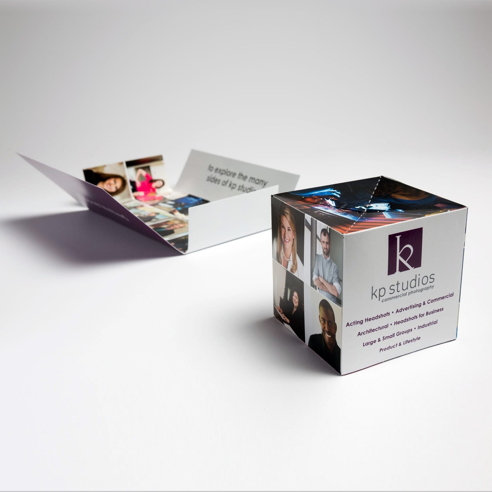 3" Pop Up Cube Self Mailer