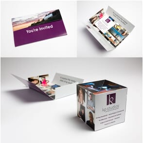 3" Pop Up Cube Self Mailer (6.5" x 3.75") (Sample)