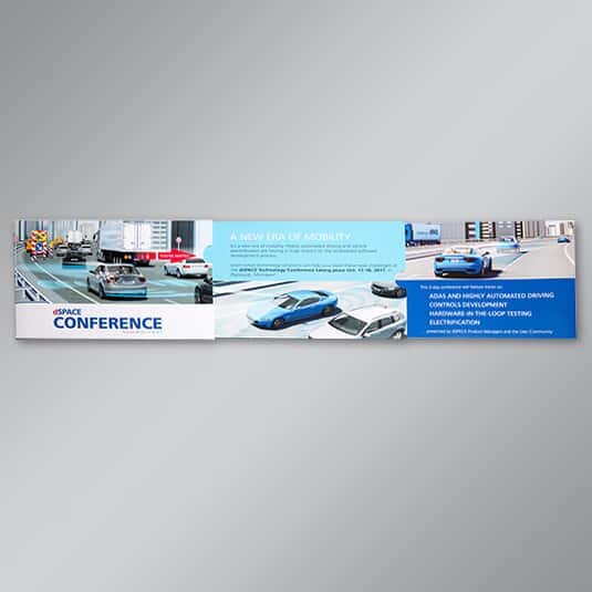 dSPACE uses Telescoping 2-Pull Slider to Invite VIP Customers to Special Event 