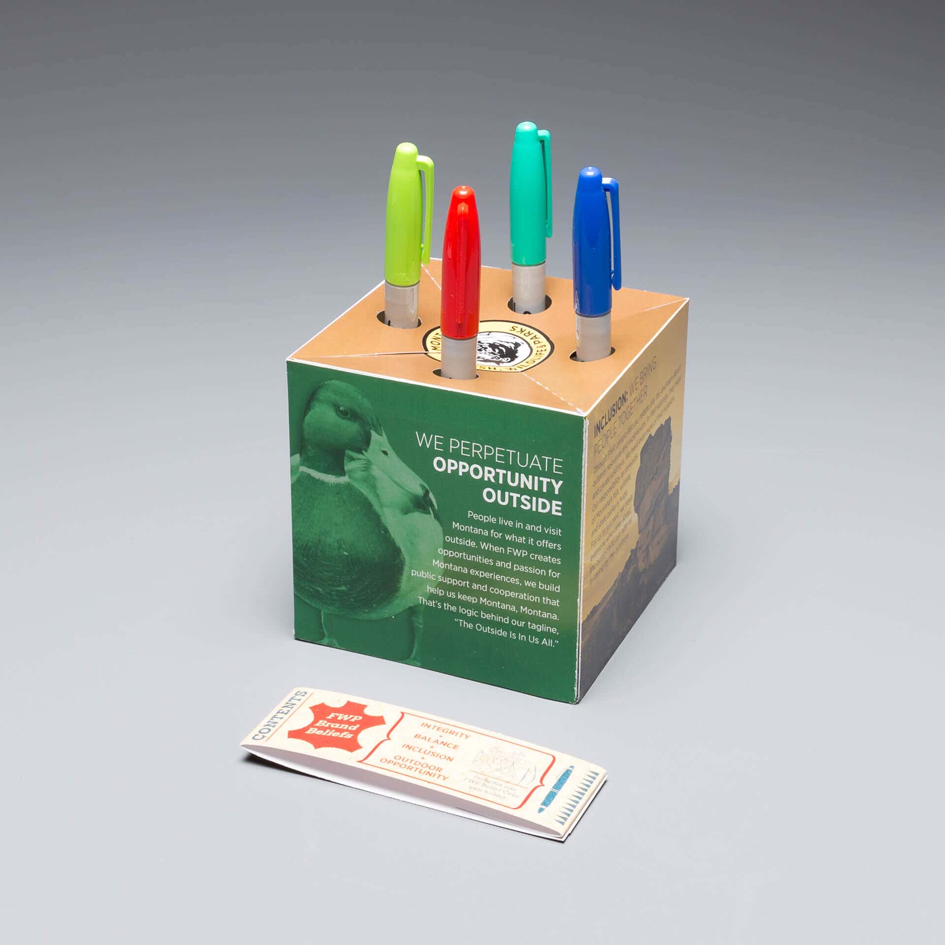 4.25" Pop Up Pen Holder