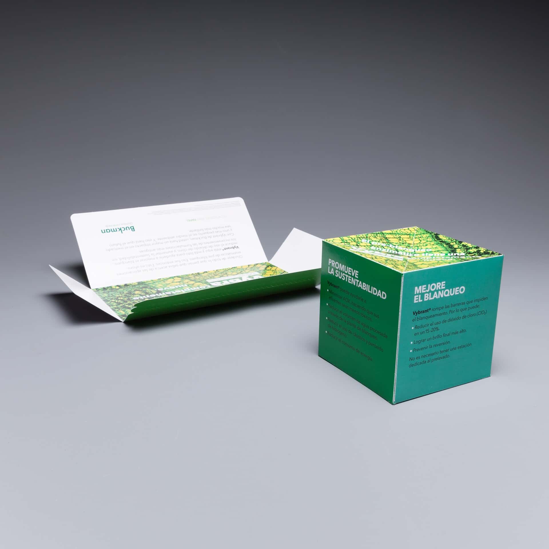 4.25" Pop Up Cube w/Zip Strip Carrier (9" x 4.625") (Sample)