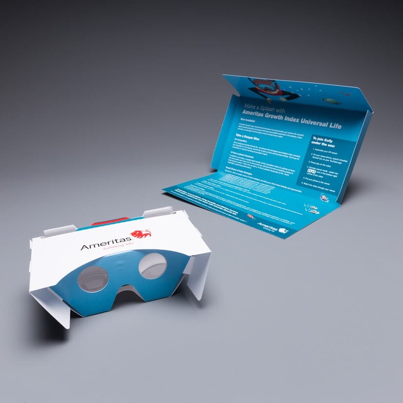 Sleek Peeks Virtual Reality Viewer Flat in Mailer Envelope