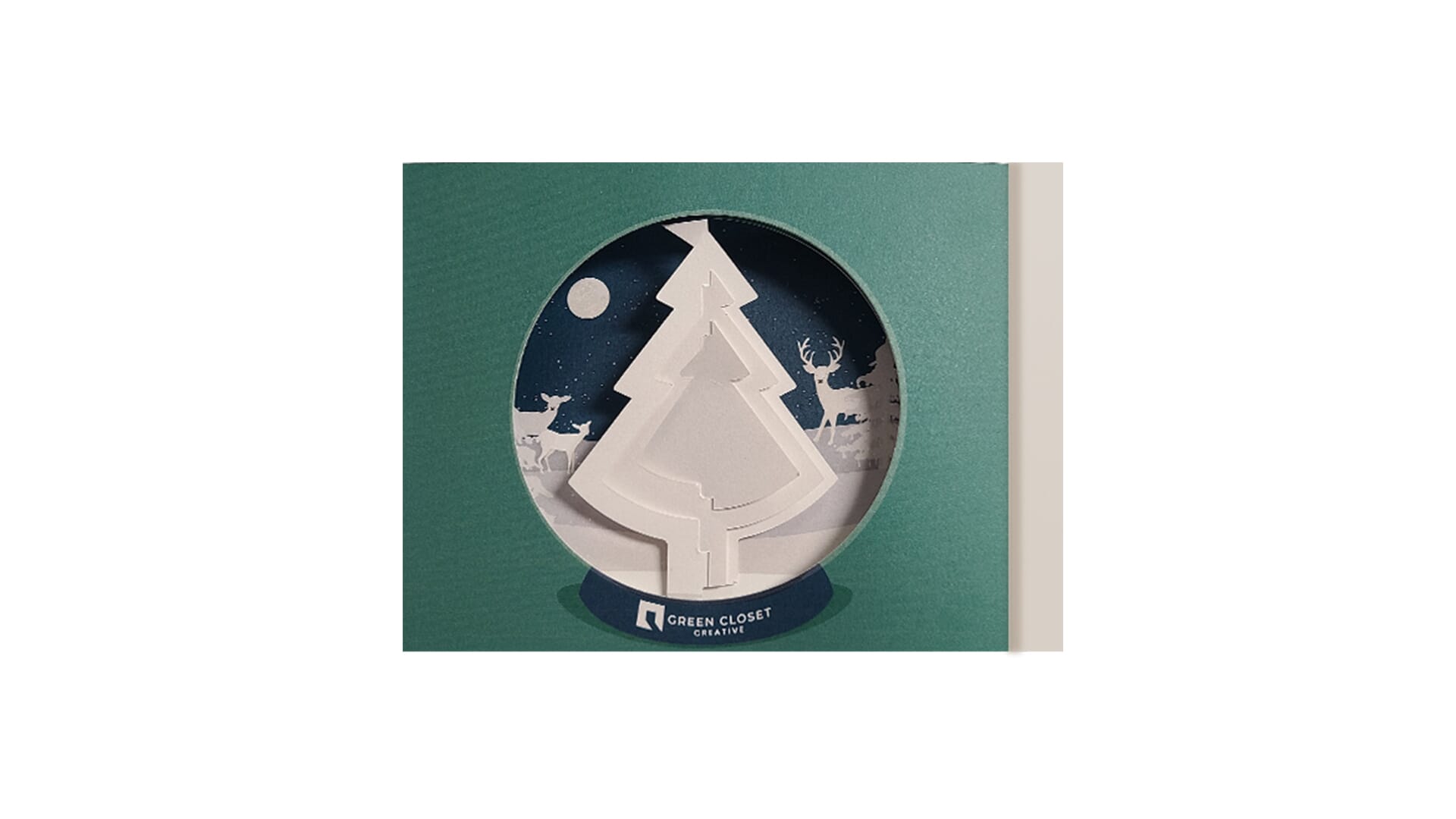Tree Spinner Holiday Card