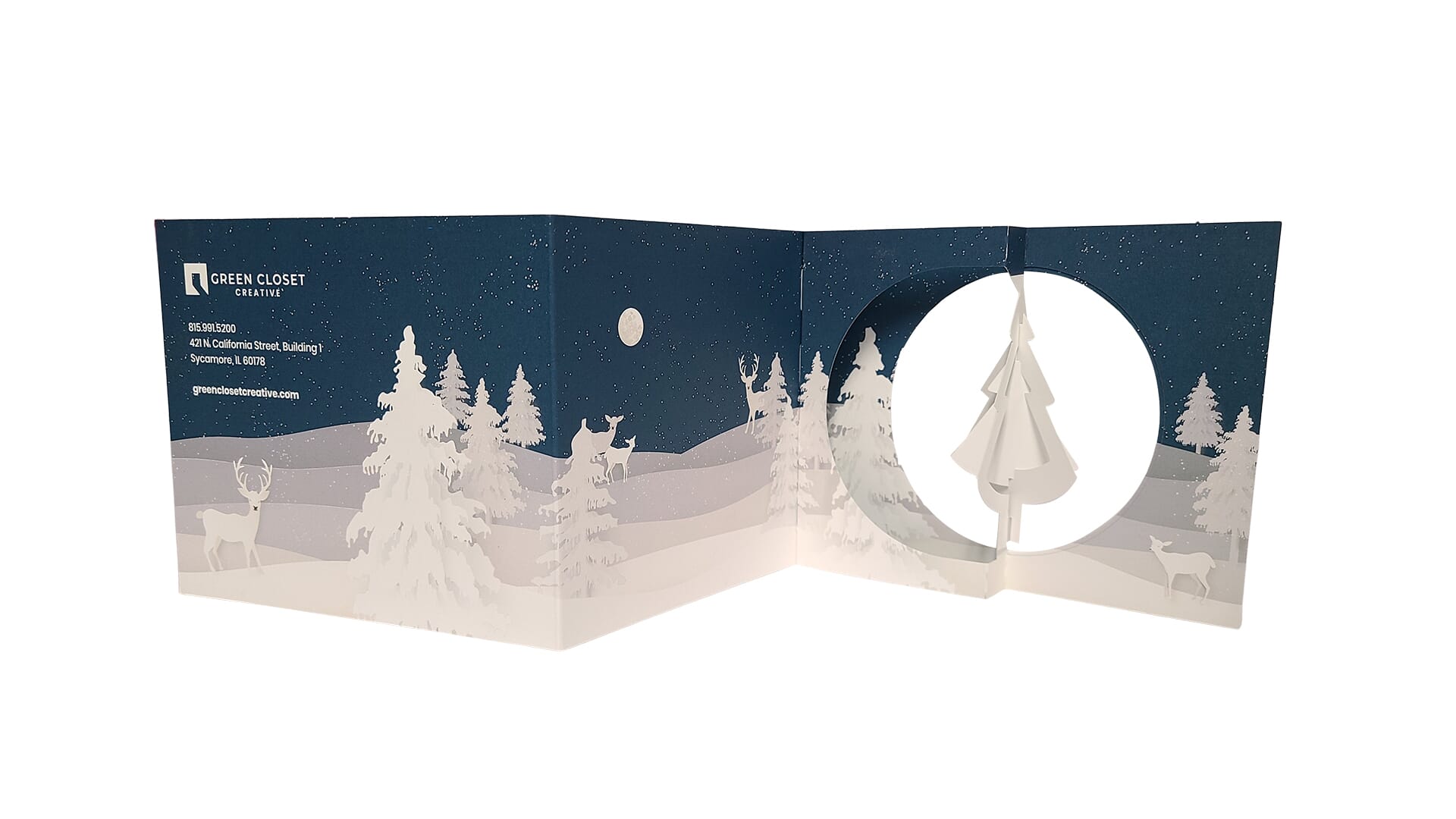 Tree Spinner Holiday Card