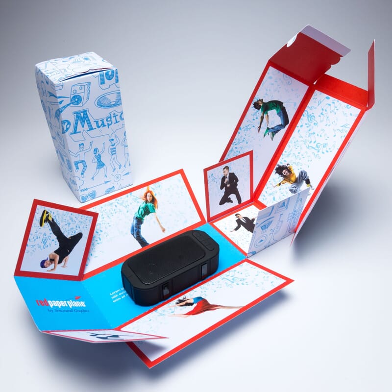 Fall Apart Box Fall Away Box (3.5 x 3.5 x 7.625 ) (Sample)