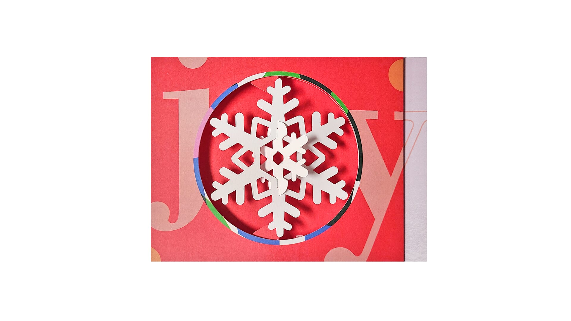 Snowflake Spinner Holiday Card