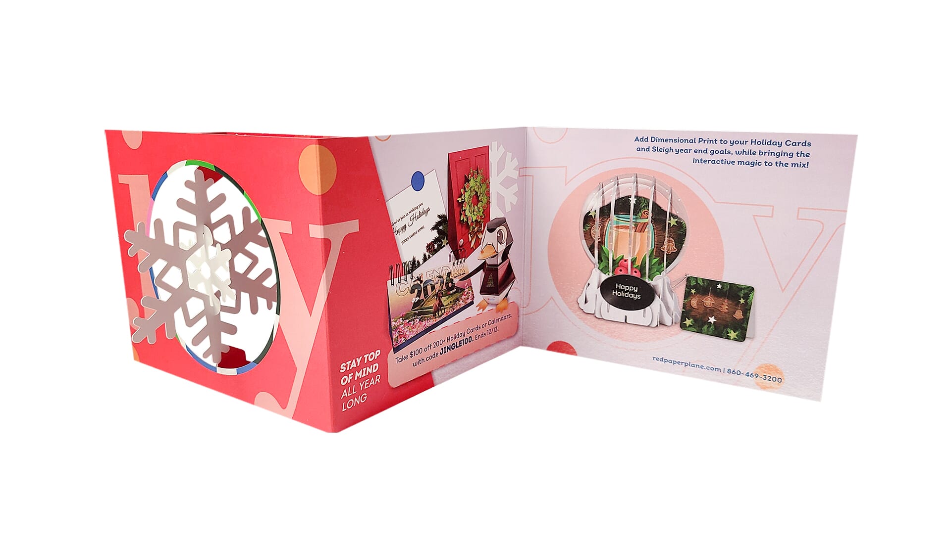 Snowflake Spinner Holiday Card