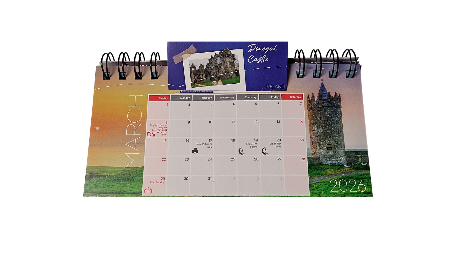 Block Pop Standing Calendar