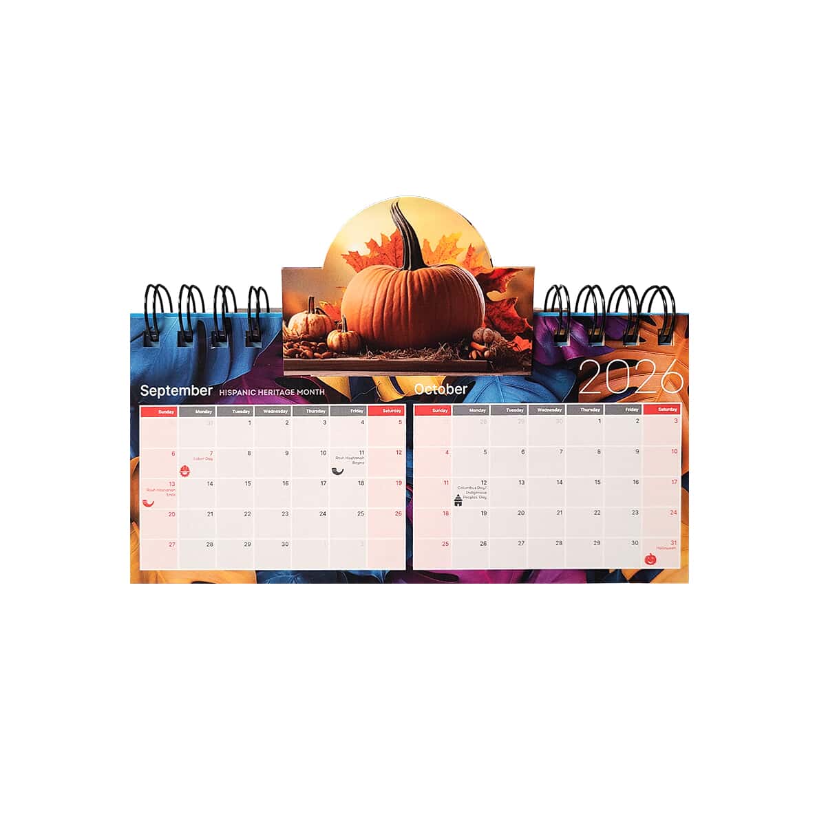 Scallop Pop Standing Calendar
