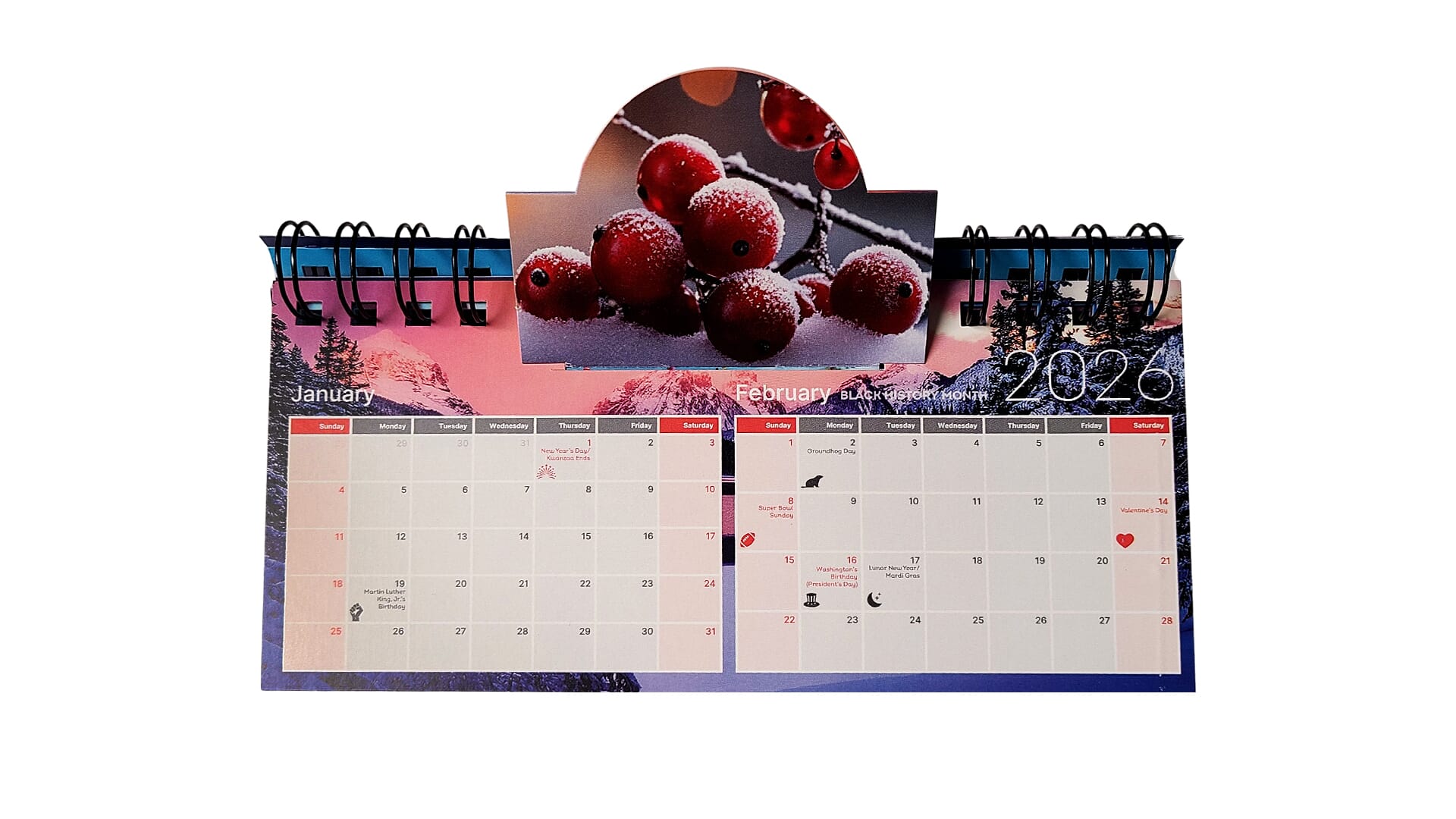 Scallop Pop Standing Calendar