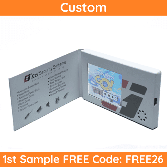 Ezi Secruity Systems Uses 2.4" Video Screen-Landscape to Show Customers Their Security Features 