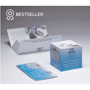 Aven uses 3" Cube with Zip Strip to Introduce Product Warranty