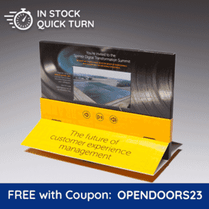 4.3" Video Screen - Pop Display - Quick Turn (8.375" x 5.875") (Sample)