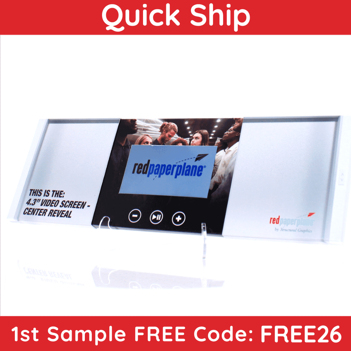 4.3" Video Brochure - Center Reveal (Sample)