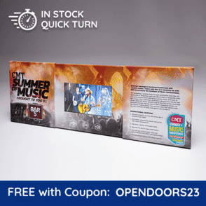 4.3" Video Screen - Center Reveal - Quick Turn (8.3125" x 4.5625") (Sample)