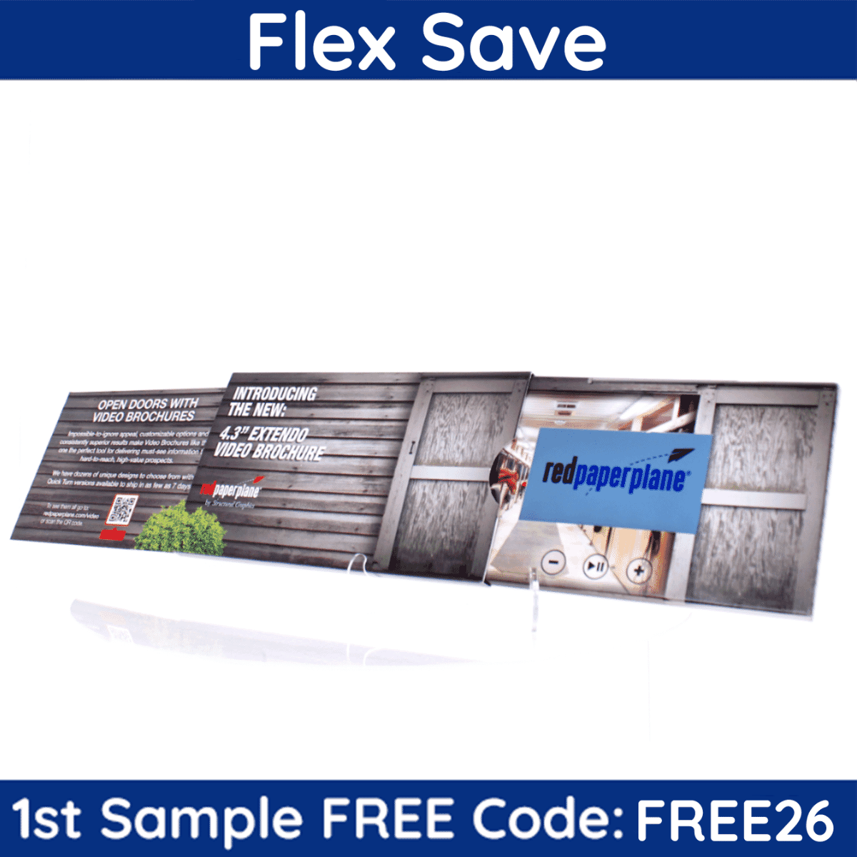 4.3" Extendo Video Brochure - Flex Save