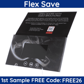4.3" Flip Cover Video Brochure - Flex Save