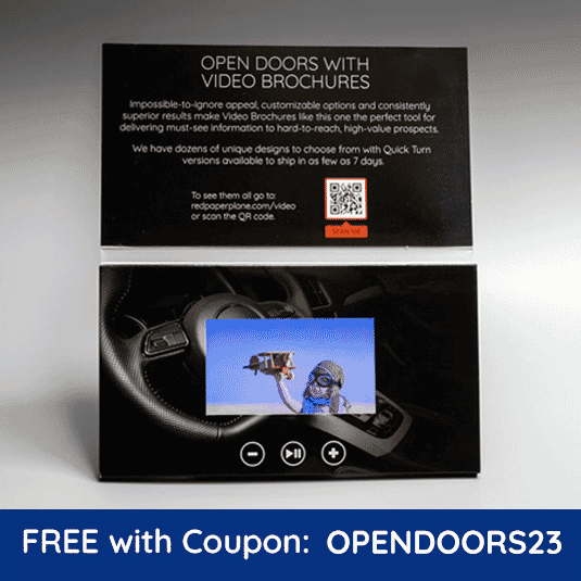 4.3" Flip Cover Video Brochure - Quick Turn (8.25" x 4.6875") (Sample)