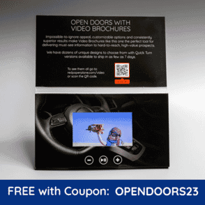 4.3" Flip Cover Video Brochure - Quick Turn (8.25" x 4.6875") (Sample)
