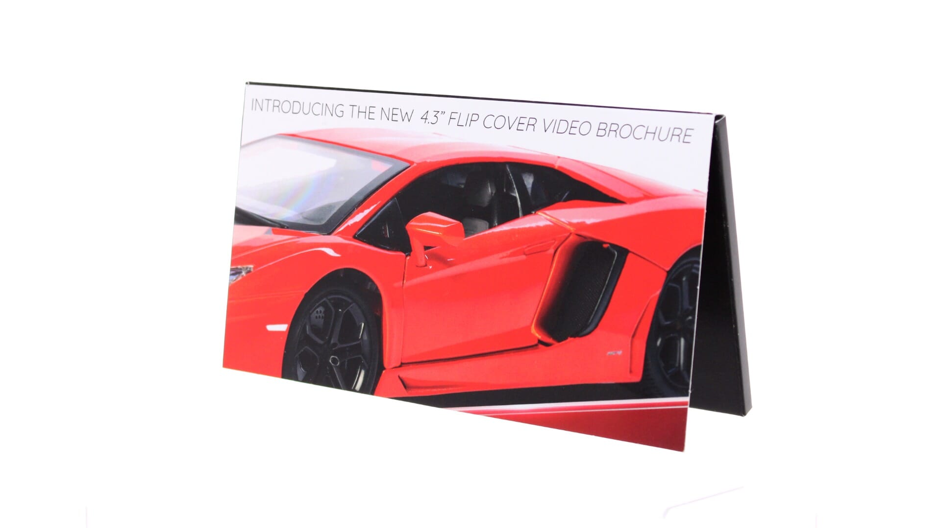 4.3" Flip Cover Video Brochure - Quick Ship
