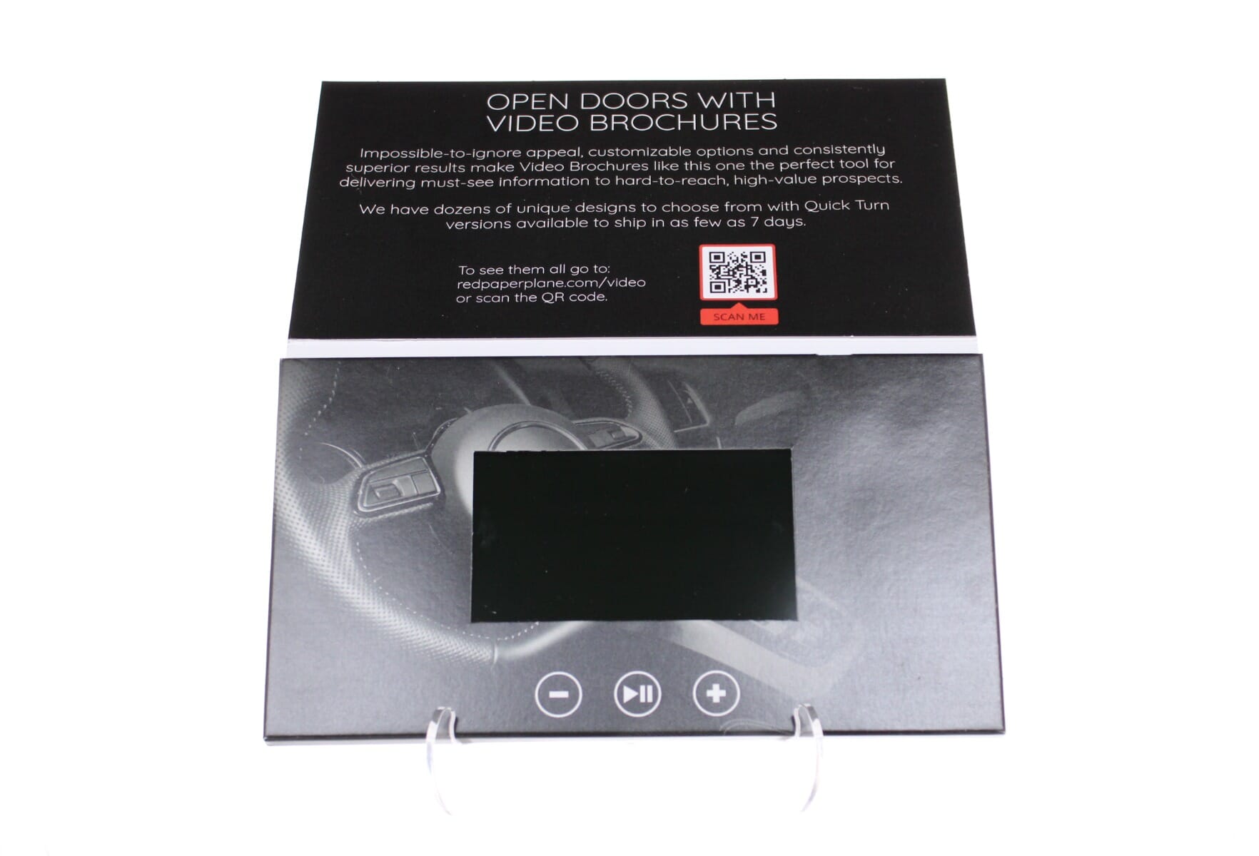 4.3" Flip Cover Video Brochure - Quick Turn