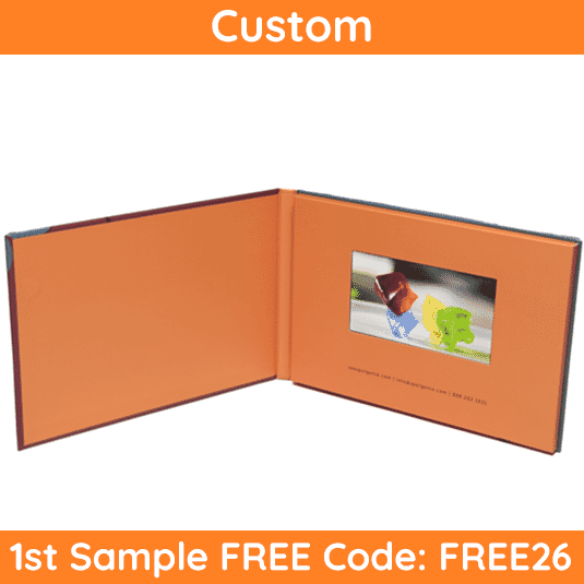 4.3" Hardcover Video Brochure