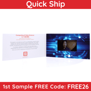4.3" Video Screen - Landscape- Quick Ship (8.3125" x 4.5625") (Sample)
