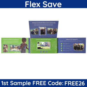 4.3" Stepped Reveal Video Brochure - Flex Save