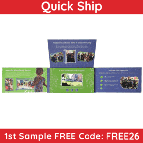 4.3" Stepped Reveal Video Brochure - Quick Ship