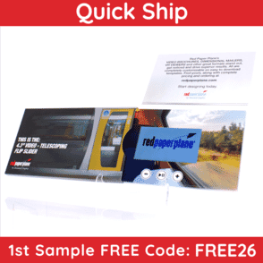 4.3" Video Brochure - Telescoping Flip Slider (Sample)