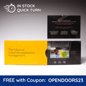 4.3" Video Screen - Telescoping Flip Slider - Quick Turn (8.3125" x 4.6875") (Sample)