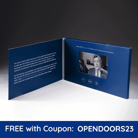 4.3" Video Screen - Landscape- Quick Turn (8.3125" x 4.5625") (Sample)