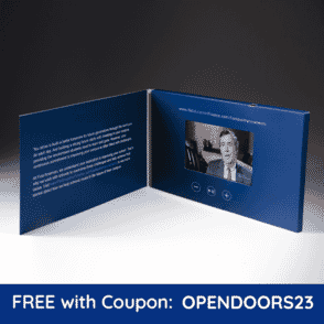 4.3" Video Screen - Landscape- Quick Turn (8.3125" x 4.5625") (Sample)