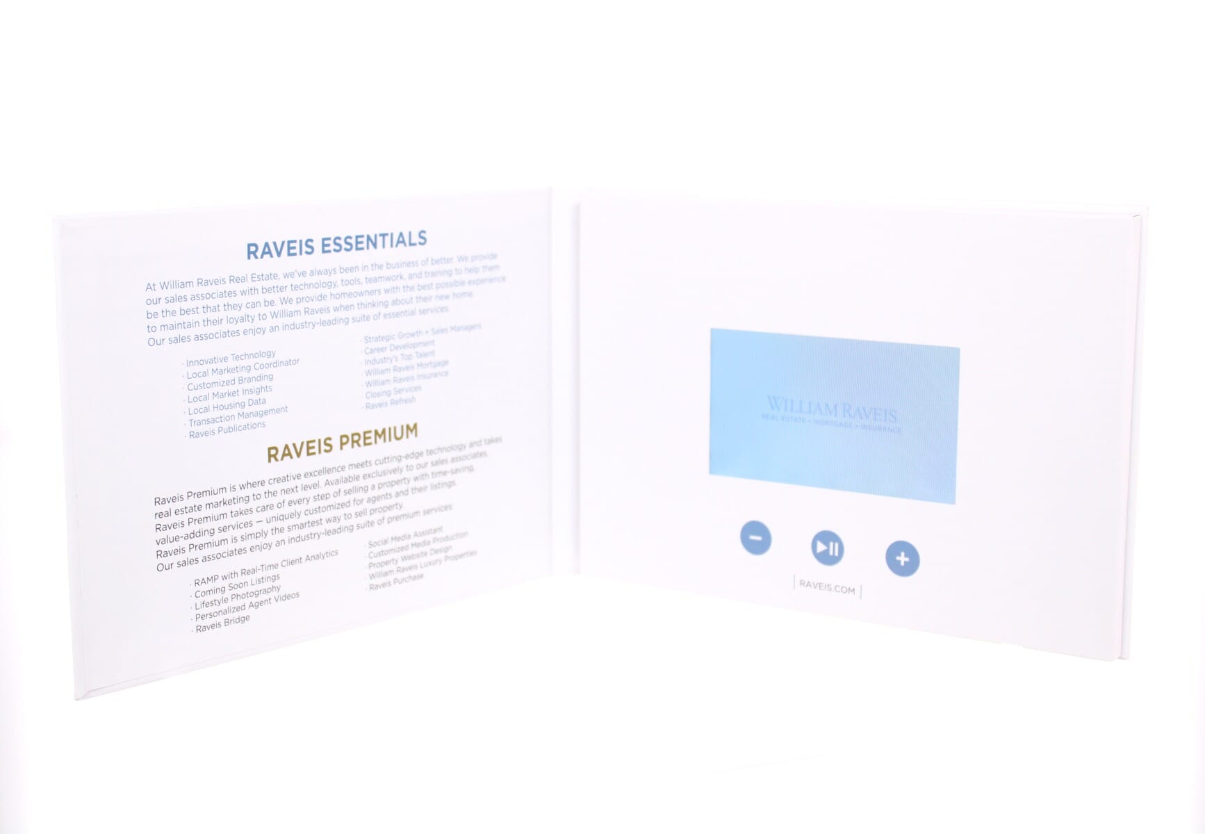 4.3" Hardcover Video Brochure