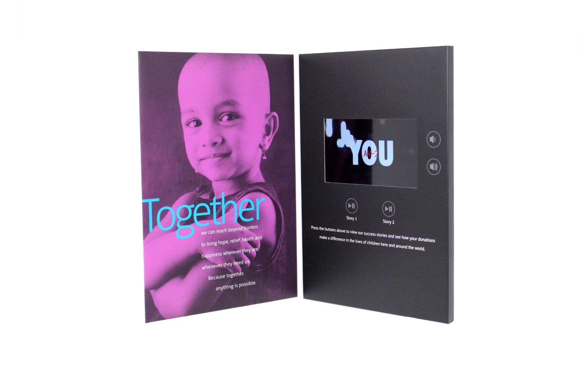 4.3" IPS Video Screen Brochure - Portrait