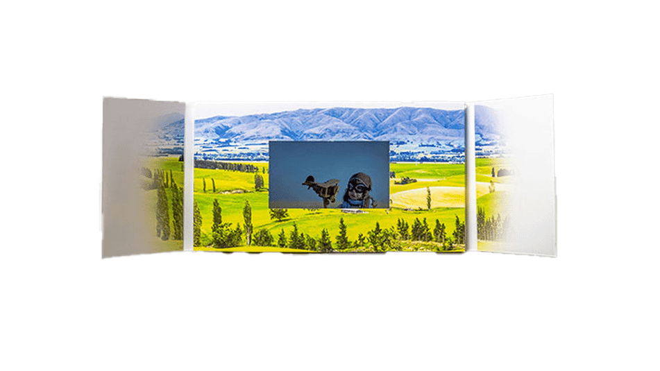 4.3" Gatefold Video Brochure With Pocket & Insert Card - Flex Save