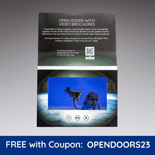 7" Flip Cover HD Video Brochure - Quick Turn (8.25" x 5.875") (Sample)