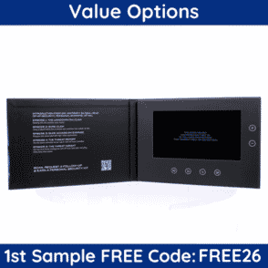 7" Video Screen - Hardcover Landscape (8.5" x 6") (Sample)