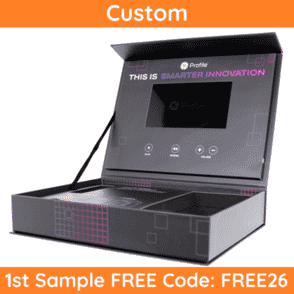 The Last Game Used Red Paper Plane's 7" HD Video Screen Box for a promotional campaign. Your samples and gifts are presented a professional manner to your target audience due to the inside well, video screen, and overall sleek feel.