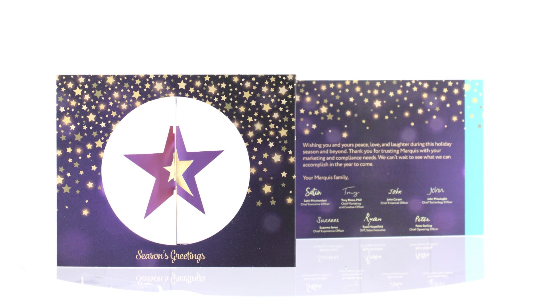 Star Spinner Holiday Card