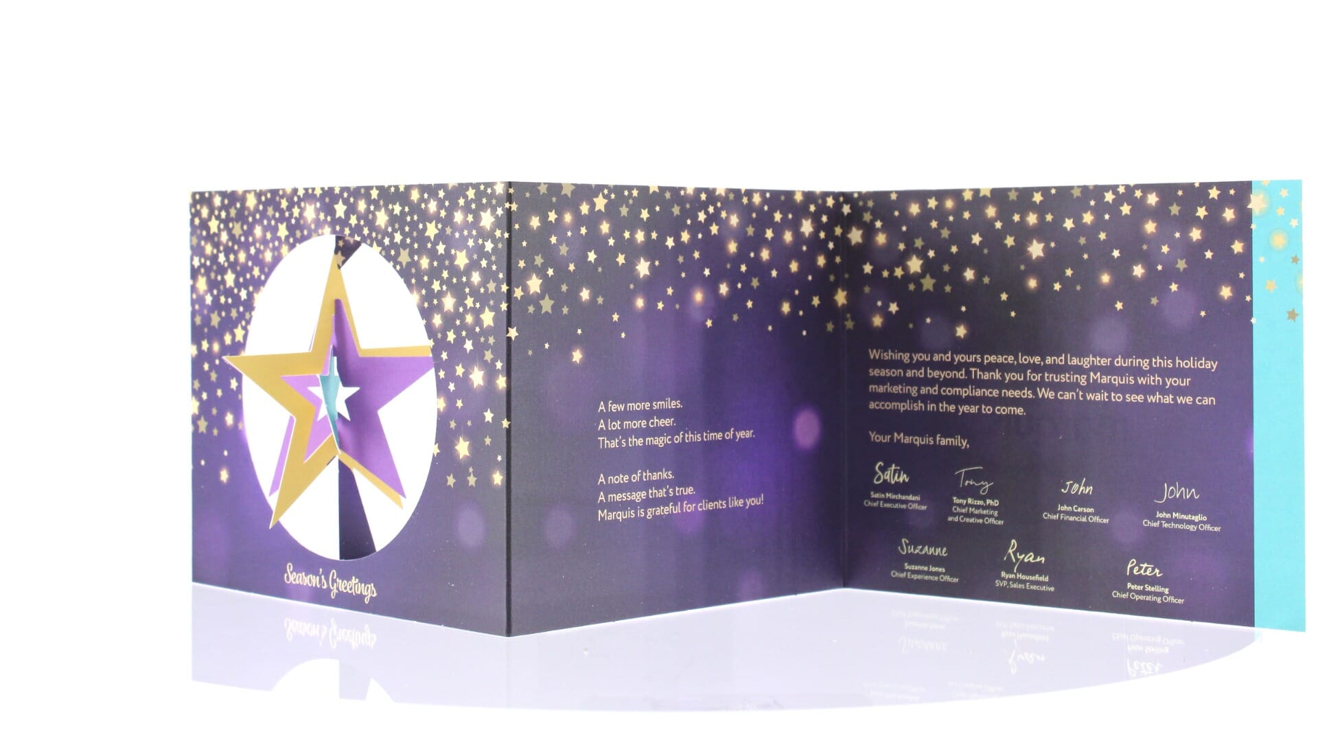Star Spinner Holiday Card