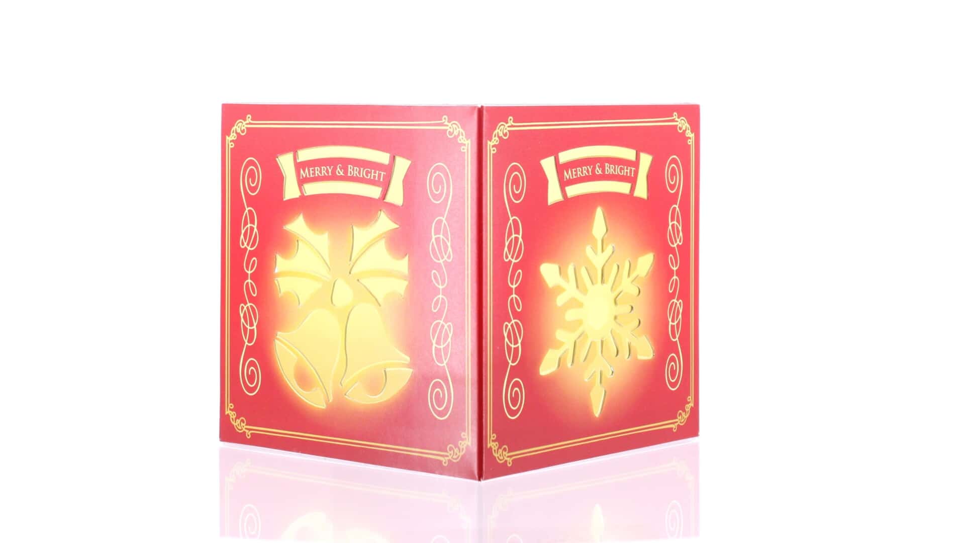 Snow and Bells Holiday Cube (Sample)