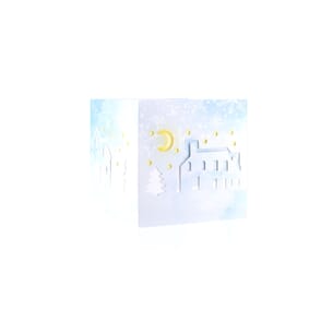 Snowy Farm Holiday Cube (Sample)