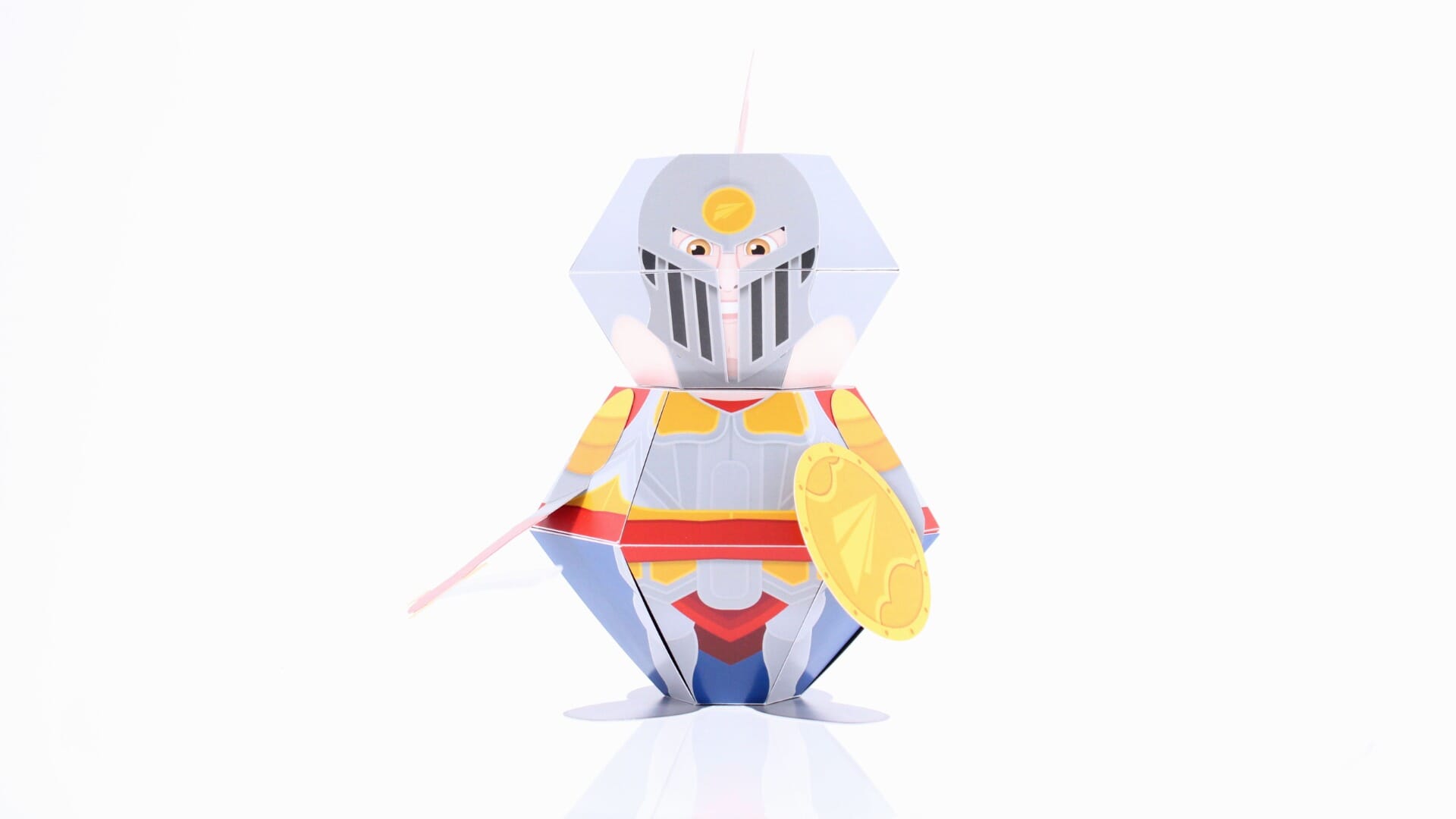 Knight Pop-Up Mascot
