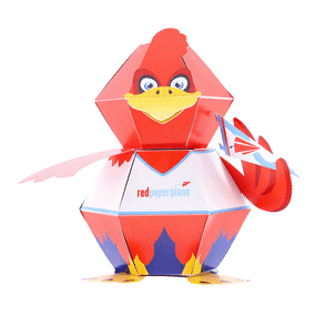 Cardinal Pop-Up Mascot