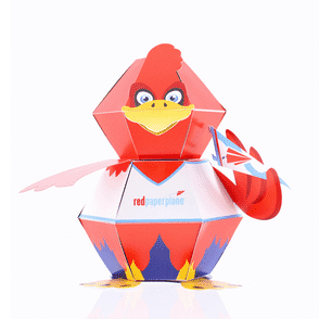 Cardinal Pop-Up Mascot (Sample)